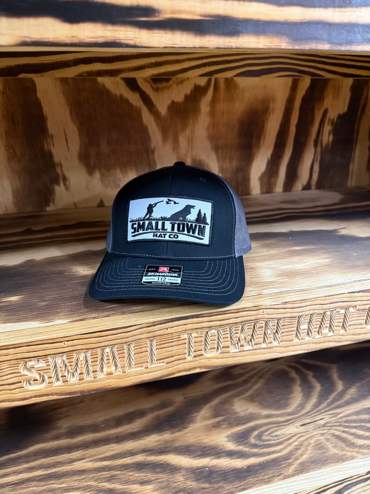 Black/gray 112 small town patch
