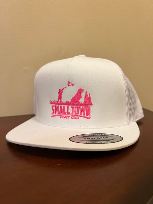 White/pink SnapBack
