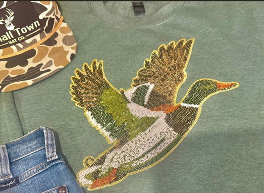Mallard sequin sweatshirt