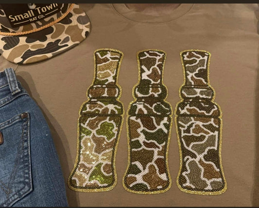 Duck Call sequin sweatshirt