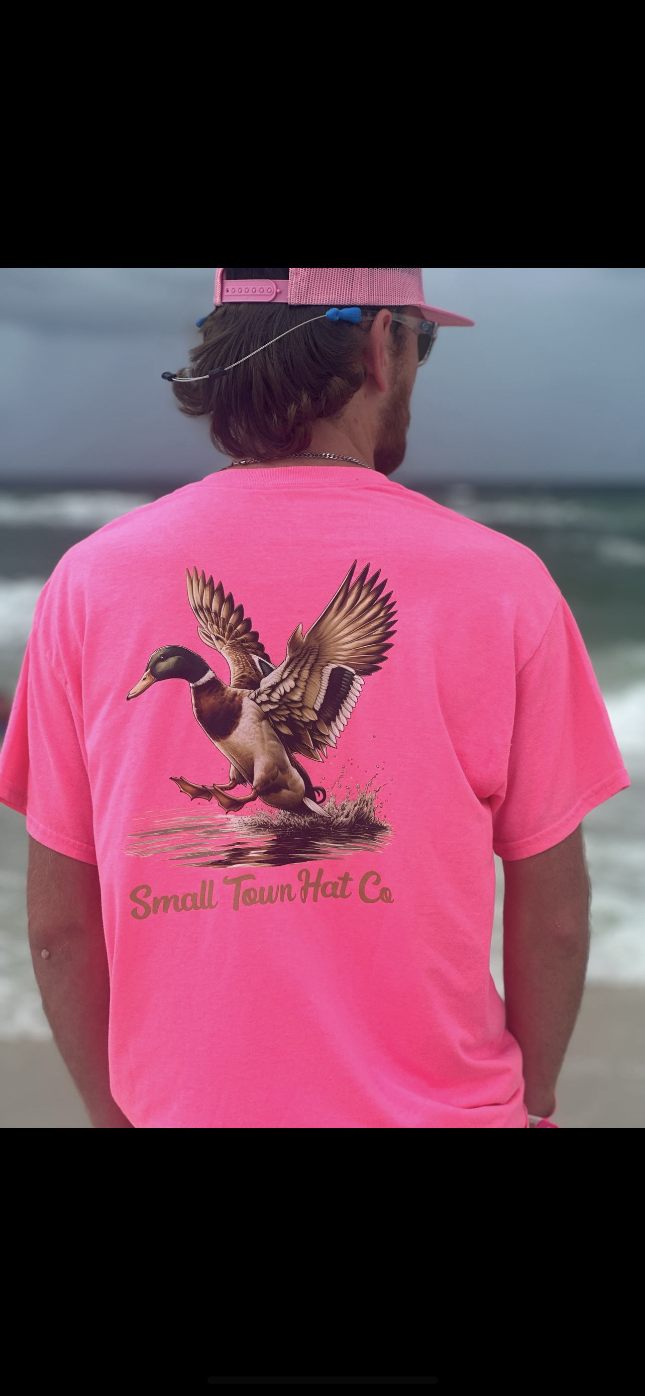 Pink duck t-shirt