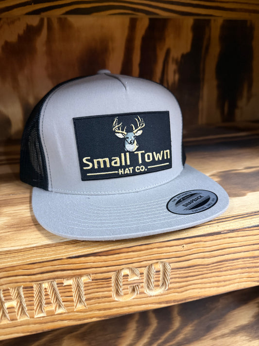 Silver/black deer patch